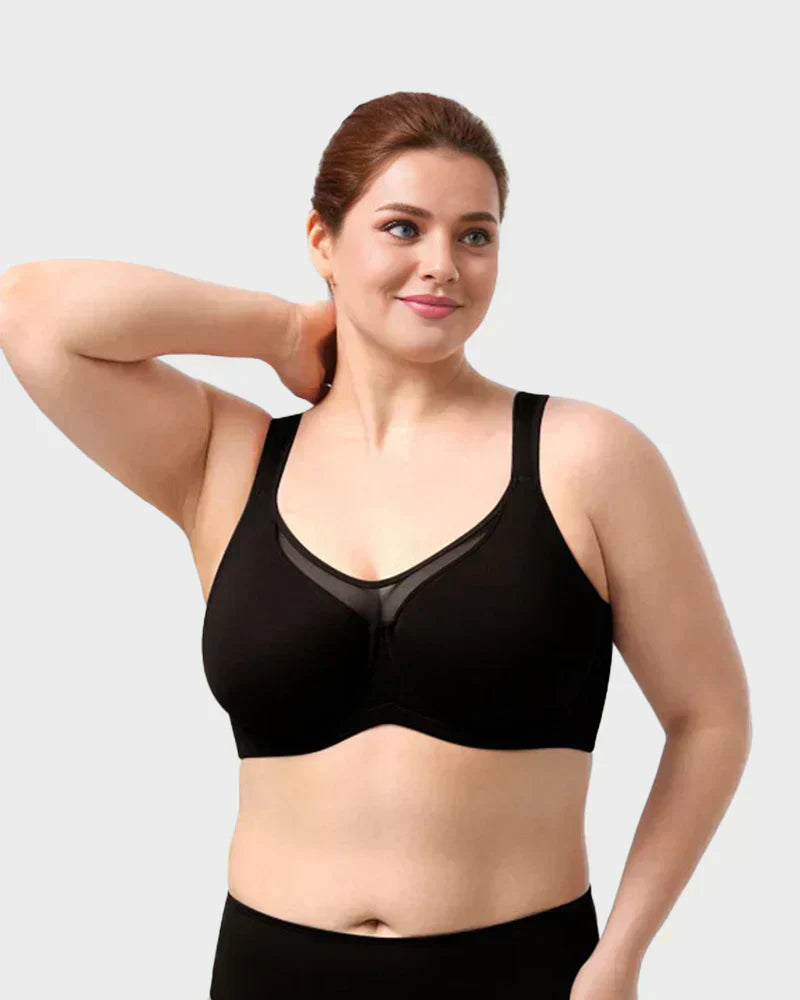 💝Women's Elegant Sheer Full Coverage Plus Size Bra