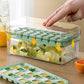Press the ice lattice mold with box