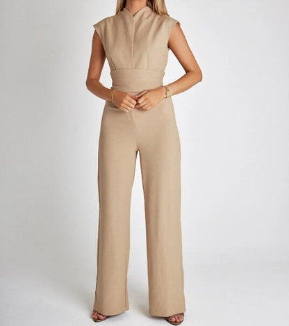 🎁Limited time 49% OFF⏳Women's Sleeveless Wide-Leg Jumpsuit