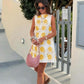 🔥Last Day Promotion 50% OFF💖Women's Casual Sleeveless Floral Print Dress