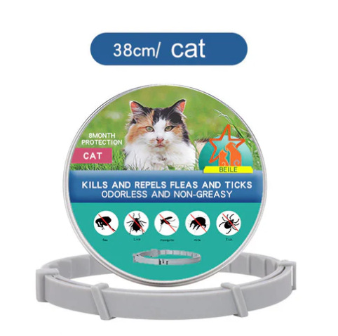 Flea and tick protection collar for dogs