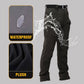 Men's Windproof and Warm Outdoor Military Tactical Pants - Fleece Lining