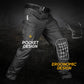 Men's Windproof and Warm Outdoor Military Tactical Pants - Fleece Lining