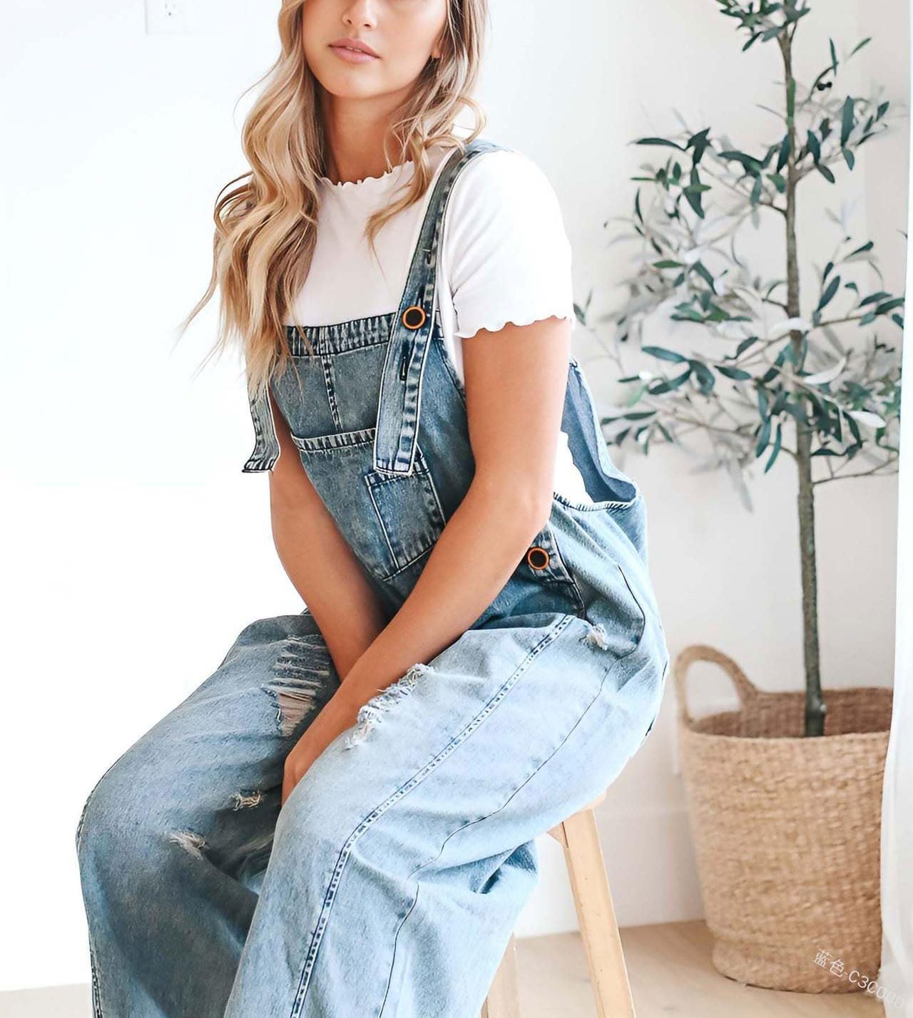 🛑50% OFF NOW! Adorable Button Jumpsuit & Denim Overalls Deal 🎉