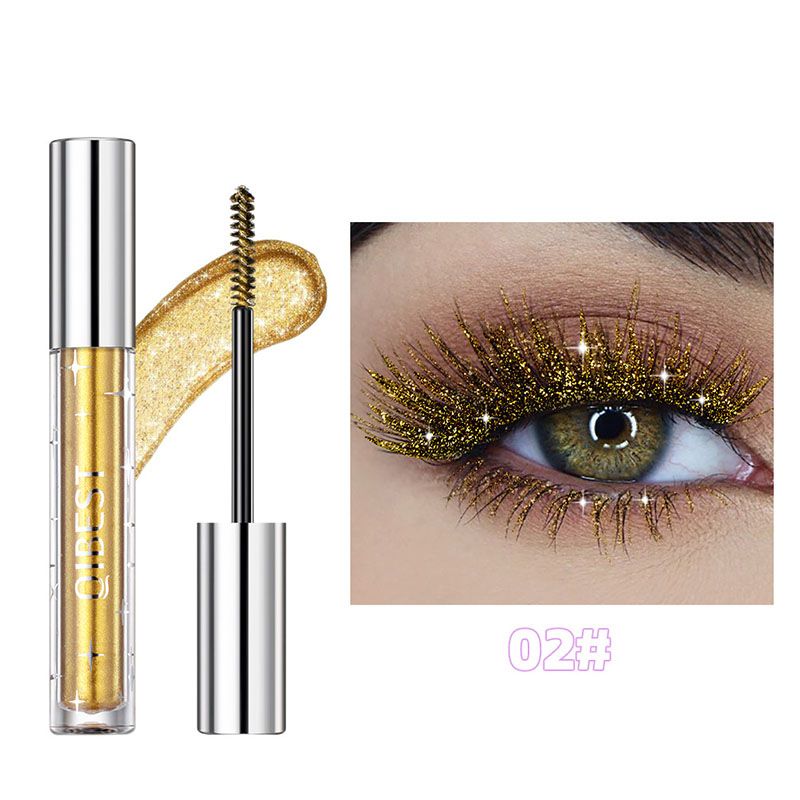 ✨Limited Sale 50% OFF✨Waterproof Diamond Glitter Mascara - Long-lasting Curl, Sparkling Shine, Create Captivating Eyes!