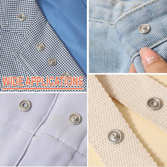 ✨New Updatde⚡50K+ SOLD!🔥Metal Snap Buttons with Fastener Pliers Tool Kit！