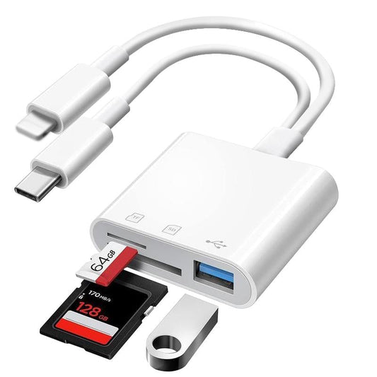 💥SD/TF/USB Card Reader for Instant File Transfer Across Devices