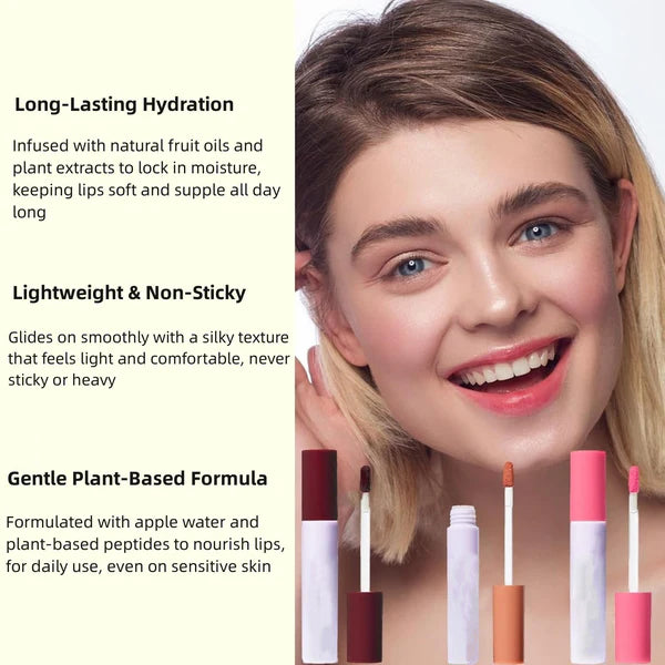 💗LAST DAY - BUY 1 GET 1 FREE💗Lips Staining Lip Oil (Non-Sticky | Non-Smudge | 24H Long-Lasting👄)