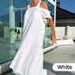 🏖️ SUMMER SPECIALS 💃 Women's Cold Shoulder Maxi Dress - Casual Style & Flowy Silhouette | Perfect for Garden Parties, Beach Days or Evening Walks | UK Sizes