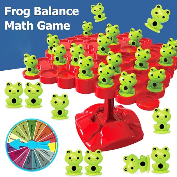 🎅Christmas gifts - 50% off🎄Montessori Frog Balance Tree Game🐸