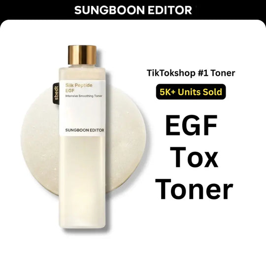 EGF Tox Toner | Forehead Firming & Wrinkle Care, Iron Out Fine Lines | PDRN & Collagen & NAD+ EGF Complex