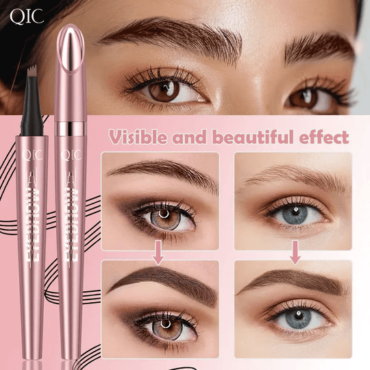 💞50K+ SOLD!💥3D Microblading Eyebrow Pencil – 4-Prong Tip, Waterproof & Natural Hair-Like Strokes 🖌️