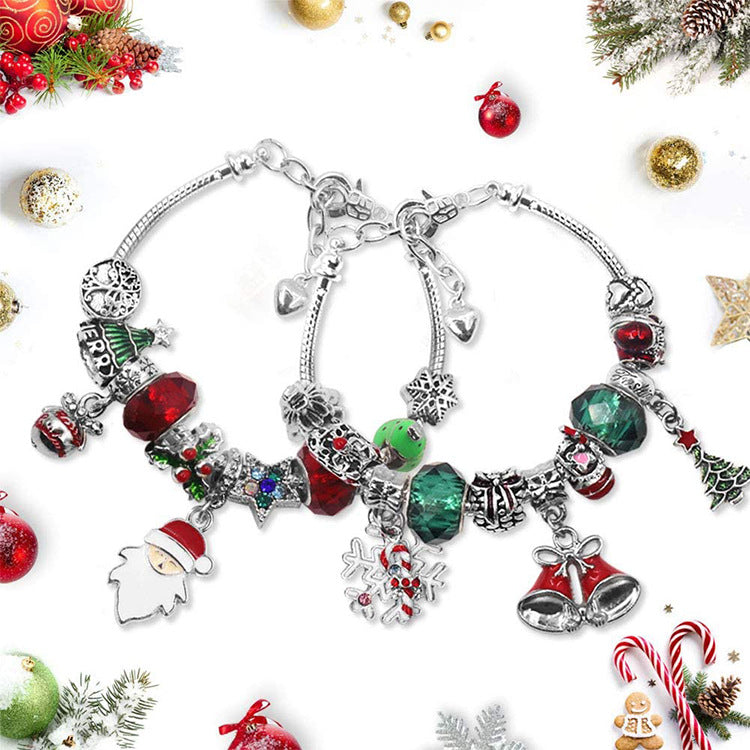 🎅Early Xmas Limited Sale💥DIY 24 Days Christmas Countdown Calendar Bracelets Set