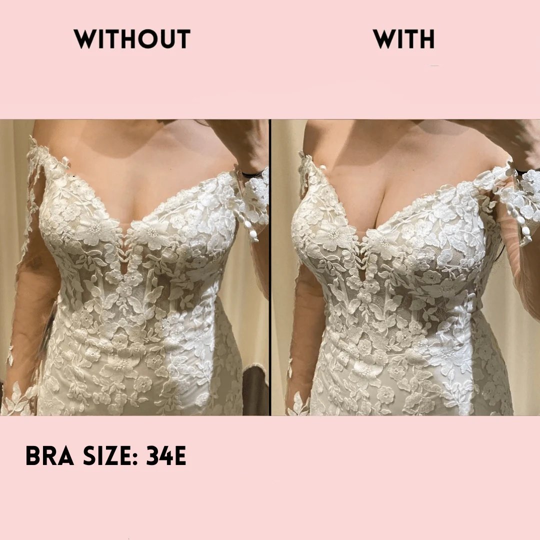 OUFALI Push Up Sticky Inserts Double-Sided Adhesive Ultra Boost Padding Inserts for Bikini Swimsuit Sports Strapless Bra