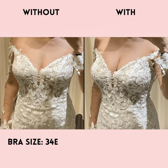 OUFALI Push Up Sticky Inserts Double-Sided Adhesive Ultra Boost Padding Inserts for Bikini Swimsuit Sports Strapless Bra