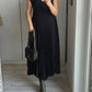✨New products on offer ✨Sleeveless pleated simple solid color dress