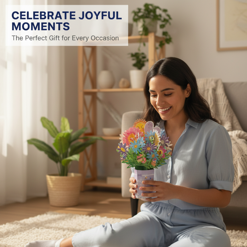 🏆35K+ SOLD! 🌼💌 Forever-Blooming 3D Flower Pop-Up Card– Personalized Love Message & Everlasting Bloom 🎁