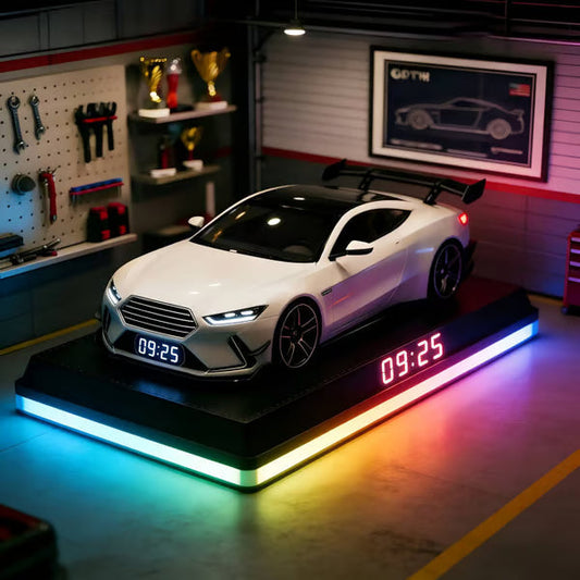 📢📢60% OFF!! 🎅 【🎁The Best Christmas Gift🎁】🎄Hypercar Alarm Clock –🏎️Realistic Sound & Light Effects