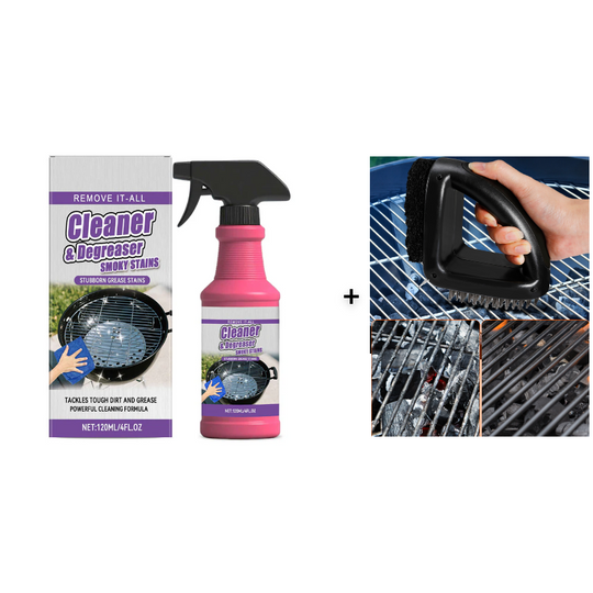 🔥 Fast-Acting Heavy-Duty Grill Degreaser Spray – Cuts Grease in Seconds ✨