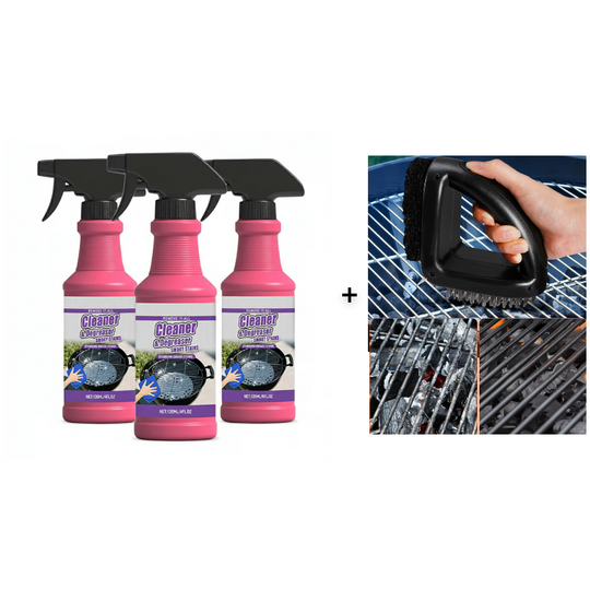 🔥 Fast-Acting Heavy-Duty Grill Degreaser Spray – Cuts Grease in Seconds ✨