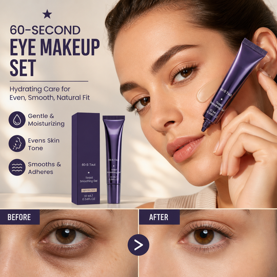 ✨60-Second Eye Make-up Set.✨Tinted firming gel, under eye cream for puffiness and bags under eyes 0.33 fl