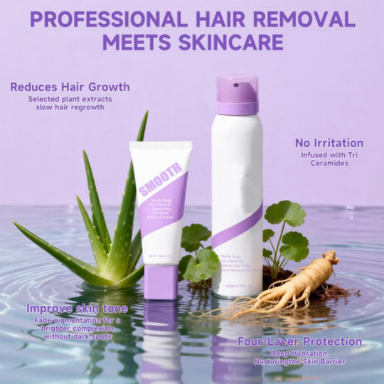 Bikini Pain-Free Hair Removal Cream for Sensitive Skin, Hypoallergenic Formula-Gentle & Fast-Acting Depilatory with Citrus Scent, Aloe & Hyaluronic Acid for Soothing Care, Suitable for Men & Women