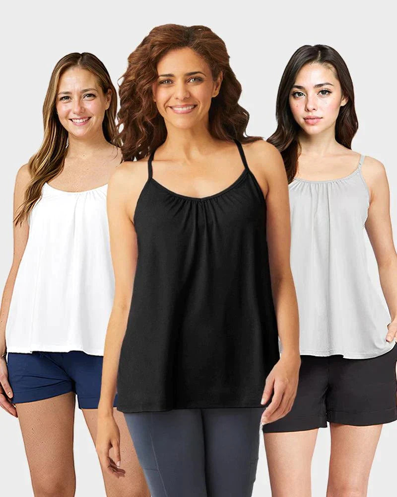 Women’s Fly Free Cooling Tank Top with Built-in Bra