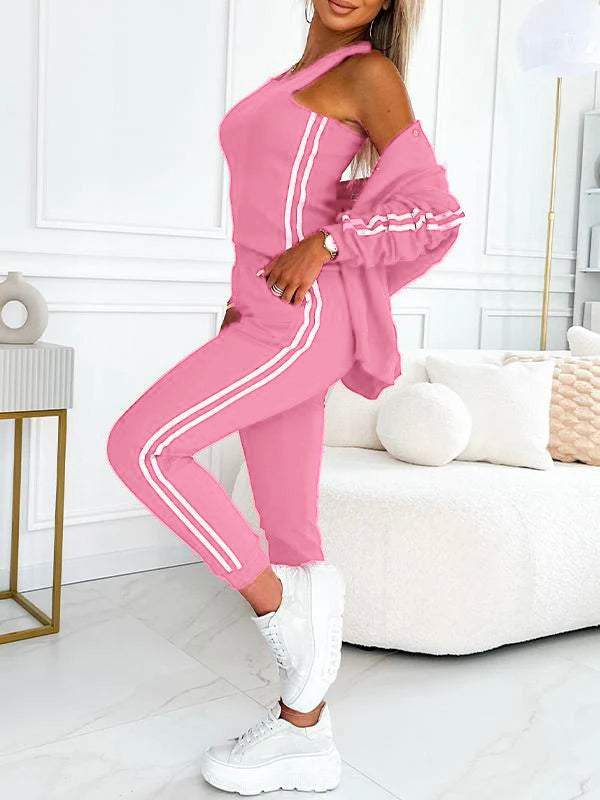 ✨New products on offer ✨Women's three-piece baseball jacket and pants set