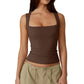 🎀Buy 1 Get 1 Free🎀Women’s Square Neck Sleeveless Tank Top – Soft, Stretchy & Chic