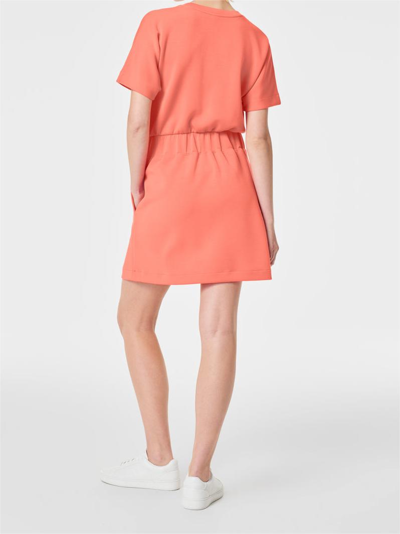 Casual Elastic-Waist T-Shirt Dress👗