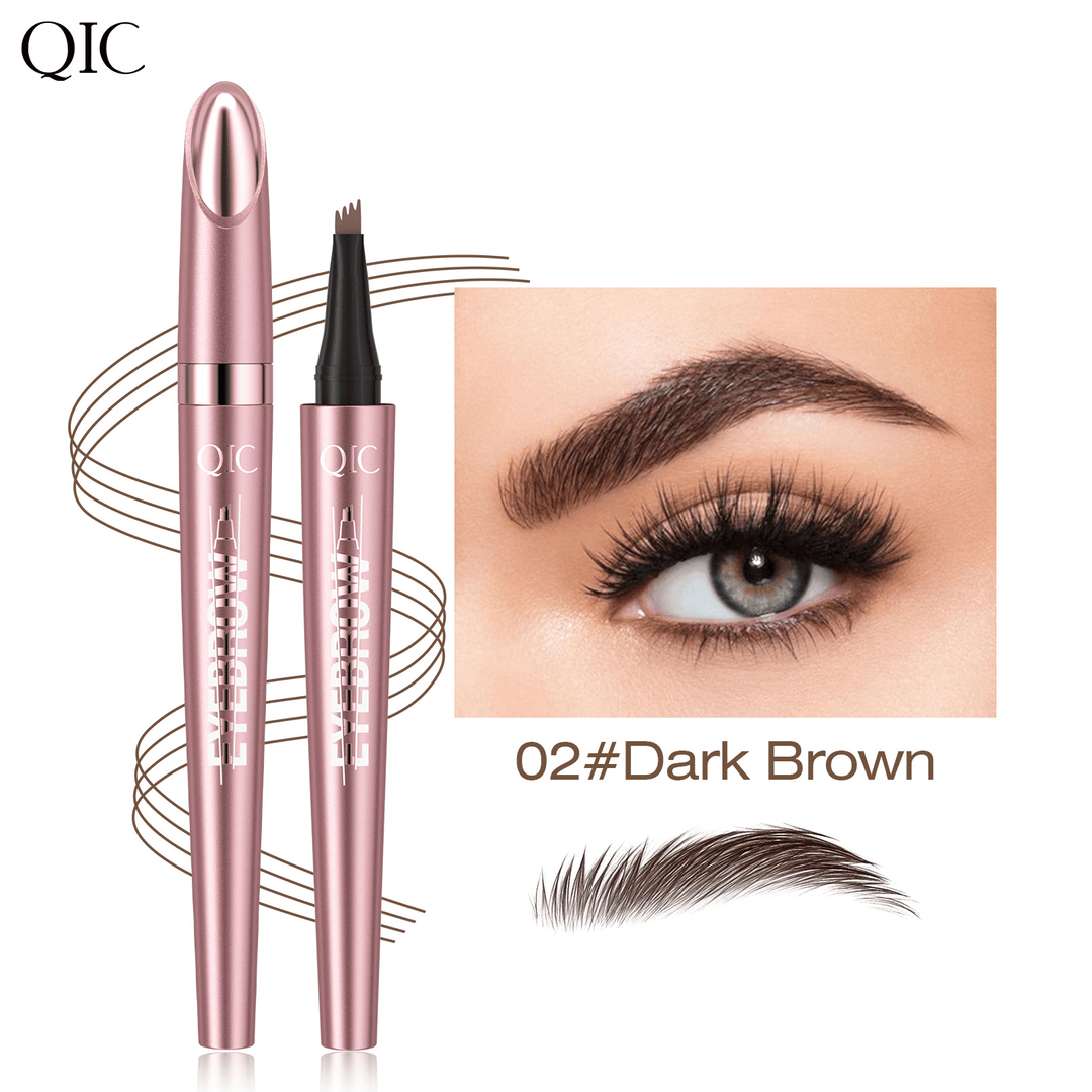 💞50K+ SOLD!💥3D Microblading Eyebrow Pencil – 4-Prong Tip, Waterproof & Natural Hair-Like Strokes 🖌️
