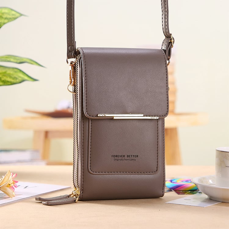 🏆Last Day Promotion:SALE 50% OFF 🔥 👜  Simple and elegant women's touchscreen crossbody phone wallet