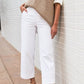 👖2025 HOT SALE💷Stretch Twill Cropped Wide Leg Pants