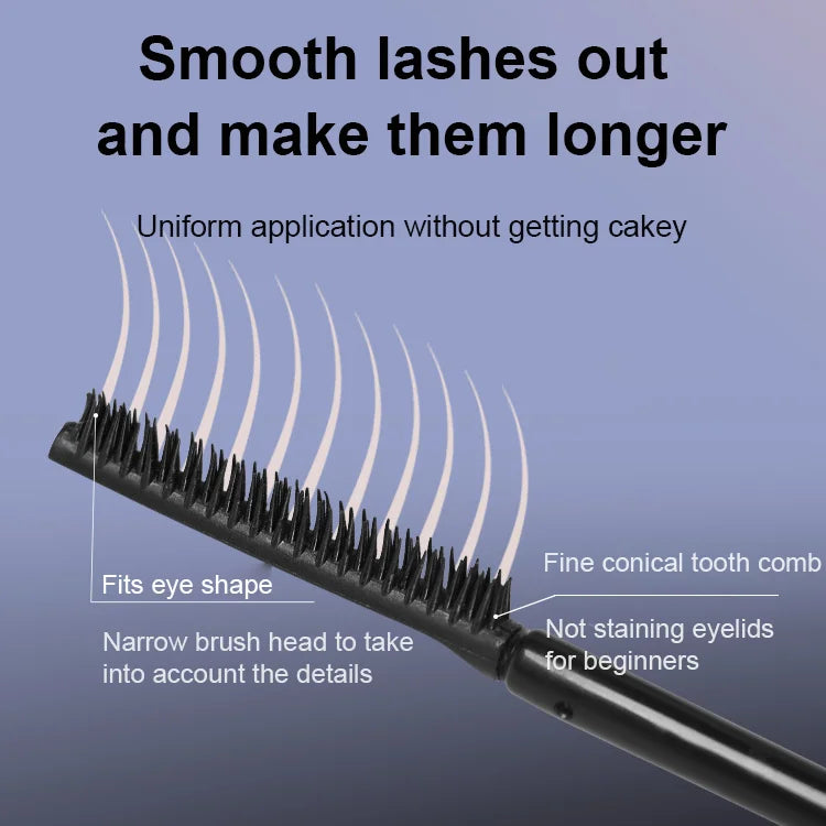 🔥Waterproof and Non-Smudging✨Lengthening And Curling Long-lasting Mascara