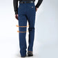 Men's High Waist Straight Cut Jeans