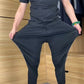 🌴Summer Specials❄️Men's Casual Sports Short Sleeve Long Pants (2-Piece Set)