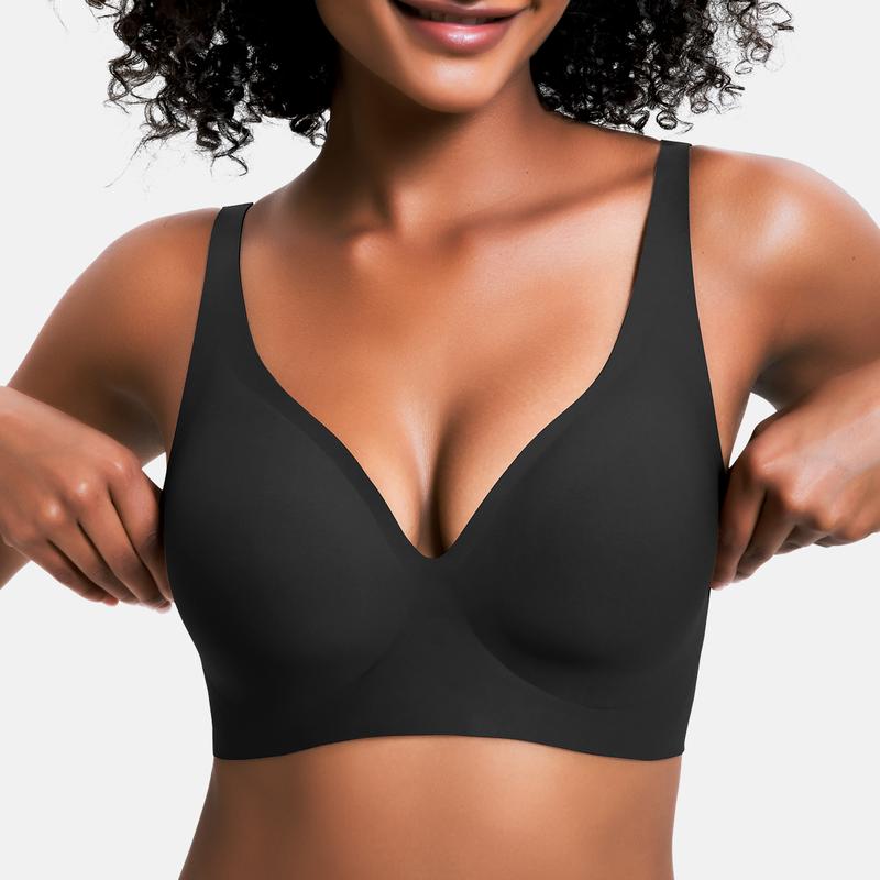 Buy one get one free ✨ Seamless push-up bra, deep V-neck design, wire-free