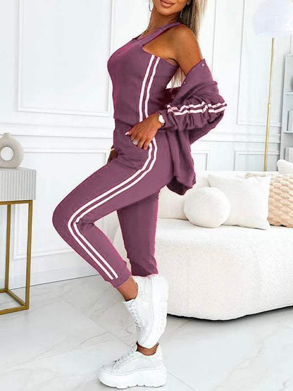 ✨New products on offer ✨Women's three-piece baseball jacket and pants set