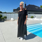 🏖️ SUMMER SPECIALS 💃 Women's Cold Shoulder Maxi Dress - Casual Style & Flowy Silhouette | Perfect for Garden Parties, Beach Days or Evening Walks | UK Sizes