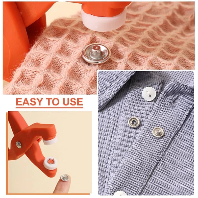 ✨New Updatde⚡50K+ SOLD!🔥Metal Snap Buttons with Fastener Pliers Tool Kit！