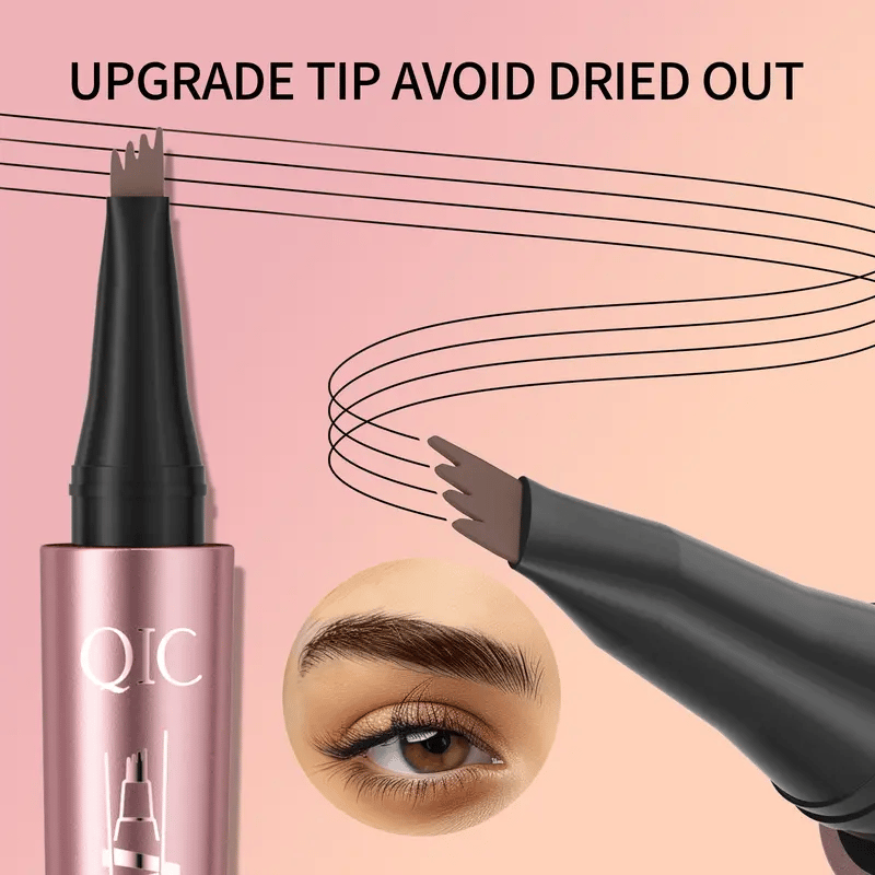 💞50K+ SOLD!💥3D Microblading Eyebrow Pencil – 4-Prong Tip, Waterproof & Natural Hair-Like Strokes 🖌️