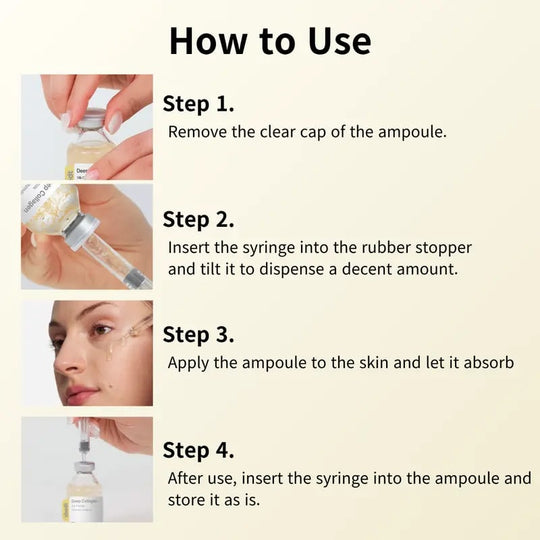 ✨Silk Lifting Peptide Ampoule: Korean Anti-Aging Serum for Wrinkle Care & Plumping