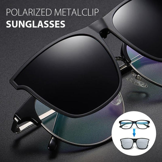 🔥New Polarized Clip-on Flip Up Sunglasses