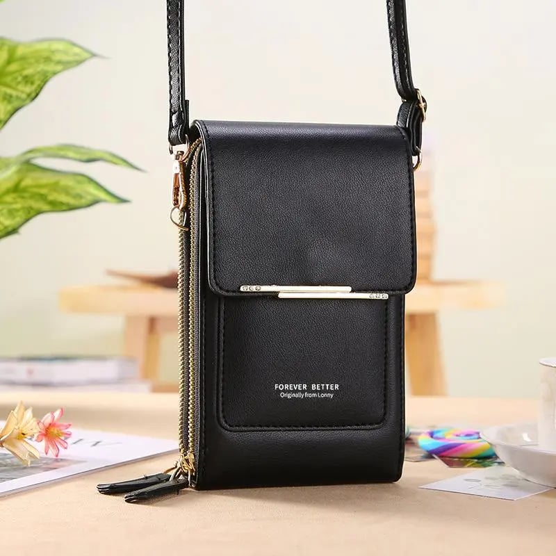 🏆Last Day Promotion:SALE 50% OFF 🔥 👜  Simple and elegant women's touchscreen crossbody phone wallet