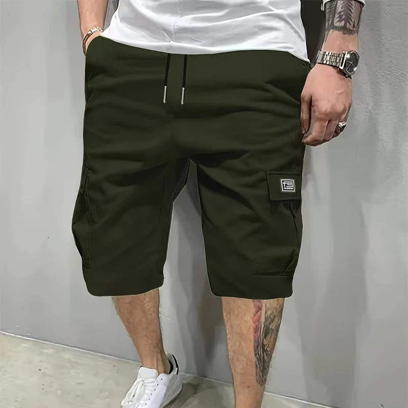 2-piece set🔥Men’s Casual Cargo Shorts – Comfortable Everyday Fit