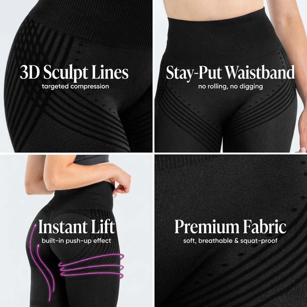 Sculpt 3D™ – Lift & Smooth Leggings | Clinically Tested | Instant Butt Lift
