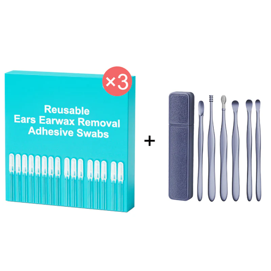 👂🏻🍭Reusable Earwax Removal Adhesive Swabs