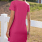 💖LAST DAY SALE 50% OFF💖Women's Casual Square Neck Pocket Short Sleeve Dress with Pockets