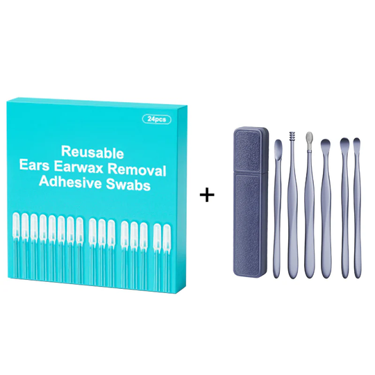 👂🏻🍭Reusable Earwax Removal Adhesive Swabs
