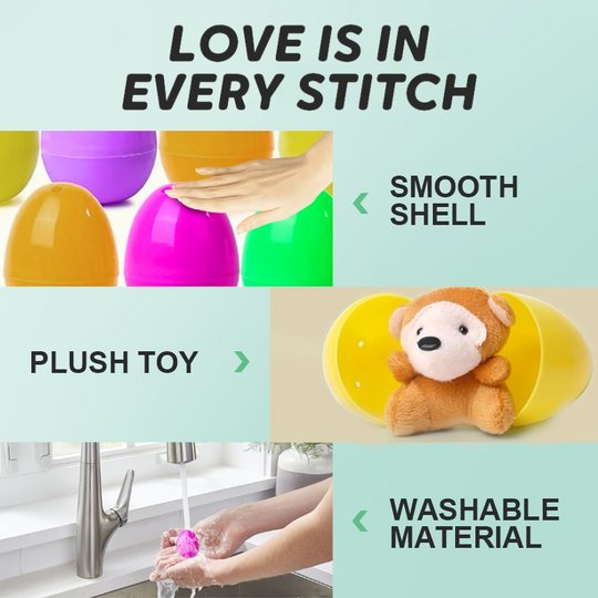 🐰Easter Hot Sale 40% OFF!🐣Pre-filled Easter Eggs with Stuffed Animal Toys